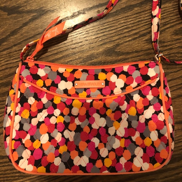 Vera Bradley Pixie Confetti Little Crossbody NWOT - Picture 2 of 8